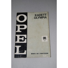 MANUALE DI ISTRUZIONE OPEL KADETTE OLYMPIA 1967 GMI 351 BUONE CONDIZIONI