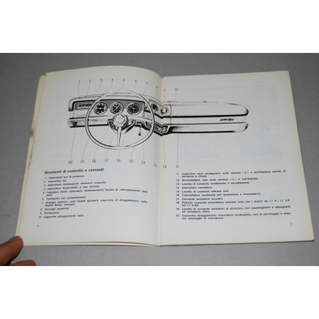 MANUALE DI ISTRUZIONE OPEL KADETTE OLYMPIA 1967 GMI 351 BUONE CONDIZIONI