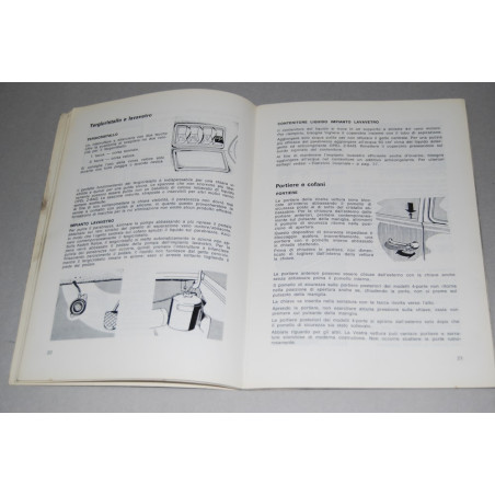 MANUALE DI ISTRUZIONE OPEL KADETTE OLYMPIA 1967 GMI 351 BUONE CONDIZIONI