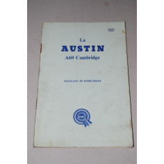 MANUALE DI ISTRUZIONE LA AUSTIN A60 CAMBRIDGE AKD4074 - OTTIMO