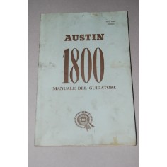 MANUALE DEL GUIDATORE AUSTIN 1800 AKD4162 - MACCHI DI OFFICINA