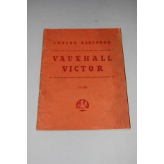 OWNER'S HANDBOOK F MODEL 2° SERIES VAUXHALL VICTOR TS460 1960 ENGLISH