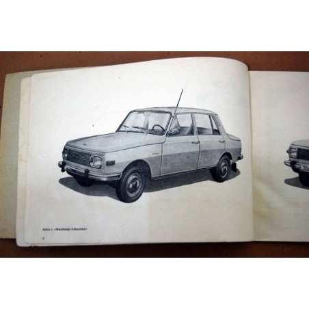 LIBRETTO USO MANUTENZIONE UPUTSTVO ZA RUKOVANIE I ODRZAVANJE WARTBURG 353 W 1977