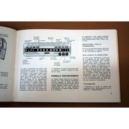 LIBRETTO USO MANUTENZIONE VAUXHALL VIVA HC MARZO 1971 GMI 483 PARI NUOVO