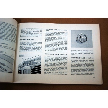 LIBRETTO USO MANUTENZIONE VAUXHALL VIVA HC LUGLIO 71 GMI 483 BUONE CONDIZIONI