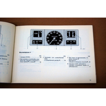 LIBRETTO USO MANUTENZIONE OPEL KADETT SETTEMBRE 1987 GMI 775/5 - OTTIMO
