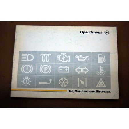 LIBRETTO USO MANUTENZIONE OPEL OMEGA GENNAIO 1990 GMI 796/5 - OTTIMO