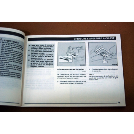 LIBRETTO USO MANUTENZIONE MITSUBISHI SPACE WAGON LIEVI ONDULAZIONI