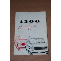 LIBRETTO USO MANUTENZIONE 1300 GT BRITISH LEYLAND AKD 7373 2° ED. ITALIANO 1971