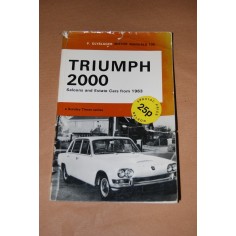 LIBRO PER USO E MANUTENZIONE TRIUMPH 2000 MK I E MK II - 1963 STRAPPO COPERTINA
