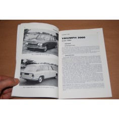 LIBRO PER USO E MANUTENZIONE TRIUMPH 2000 MK I E MK II - 1963 STRAPPO COPERTINA 2