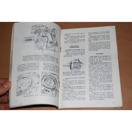 LIBRETTO USO MANUTENZIONE BA3 2121 21211 ES. SPAGNOLO SCRITTE E MACCHIE