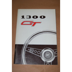 LIBRETTO USO MANUTENZIONE 1300 GT AKD 7373 4° EDIZIONE 1972 NUOVO