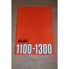 LIBRETTO USO MANUTENZIONE AUSTIN MORRIS 1100 1300 AKD 7178 5° Ed. 1972 NUOVO