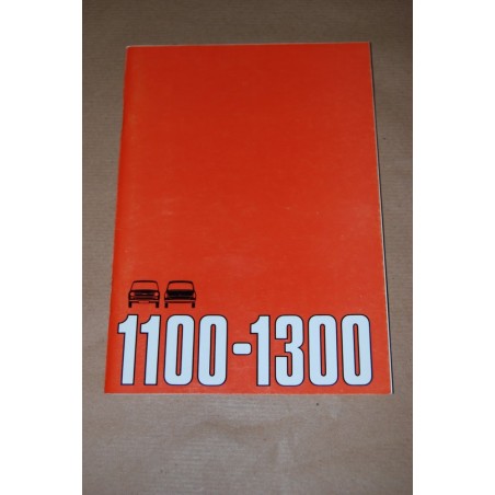 LIBRETTO USO MANUTENZIONE AUSTIN MORRIS 1100 1300 AKD 7178 5° Ed. 1972 NUOVO