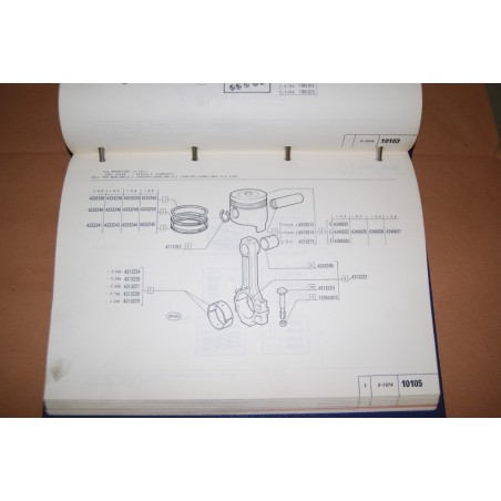 FIAT 131 MIRAFORI CATALOGO PARTI DI RICAMBIO 1° EDIZIONE IX 1974 BUONO