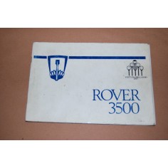ROVER 3500 VETTURA DELL'ANNO 1977 LIBRETTO SUO MANUTENZIONE 1978 BUONO