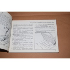 ROVER 2000 OWNER'S MANUAL ENGLISH TEXT INGLESE 1971 3RD ISSUE 1973 BUONO GOOD 2