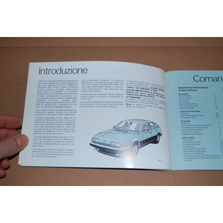 ROVER 2000 2300 2300S 2600S LIBRETTO USO MANUTENZIONE 1982 2° ED. NUOVO