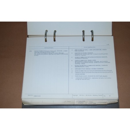 VOLVO SERVICE PASSENGER CARS MANUALE TEMPI DI ESECUZIONE FRANCESE