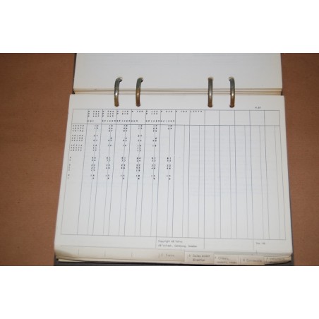 VOLVO SERVICE PASSENGER CARS MANUALE TEMPI DI ESECUZIONE FRANCESE