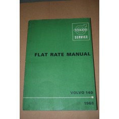VOLVO SERVICE FLAT RATE MANUAL VOLVO 140 1968 FRANCESE FRENCH BUONO