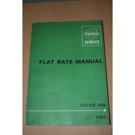 VOLVO SERVICE FLAT RATE MANUAL VOLVO 140 1968 FRANCESE FRENCH BUONO