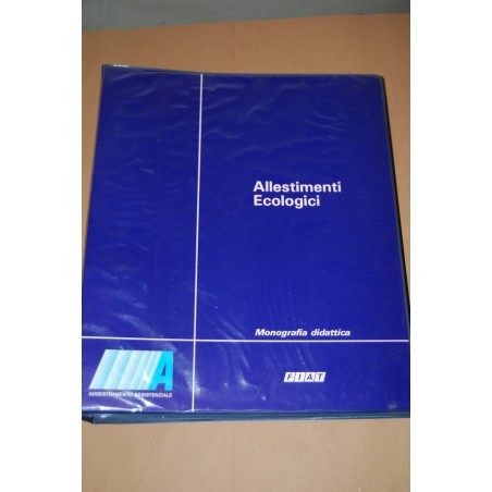 FIAT ALLESTIMENTI ECOLOGICI MONOGRAFIA DIDATTICA 1990 PARI NUOVO