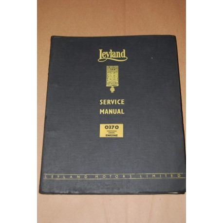 LEYLAND SERVICE MANUAL 0370 VERTICAL DIESEL ENGINE CHAPTER 3X BUONO