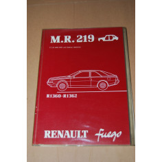 RENAULT M.R. 219 R1360 R 1362 FUEGO MANUALE PER LE RIPARAZIONI ITALIANO