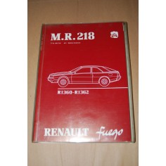 RENAULT M.R. 218 R1360 R 1362 FUEGO MANUALE PER LE RIPARAZIONI ITALIANO