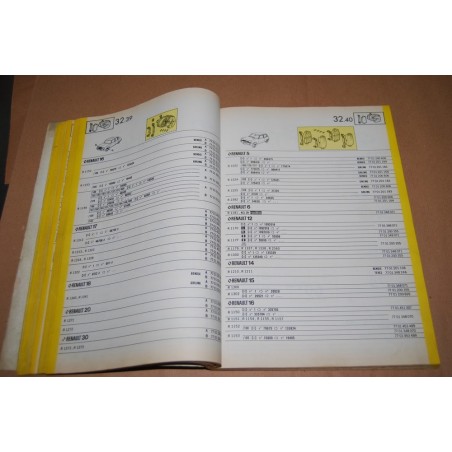 RENAULT 1979 P.R. 900 CATALOGO PARTI DI RICAMBIO VARI MODELLI