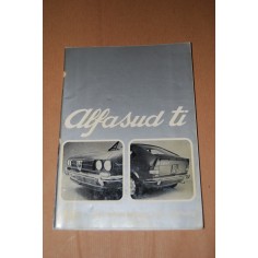 ALFA ROMEO ALFASUD TI BETRIEBSANLEITUNG UND WARTUNG 1974 DISCRETO