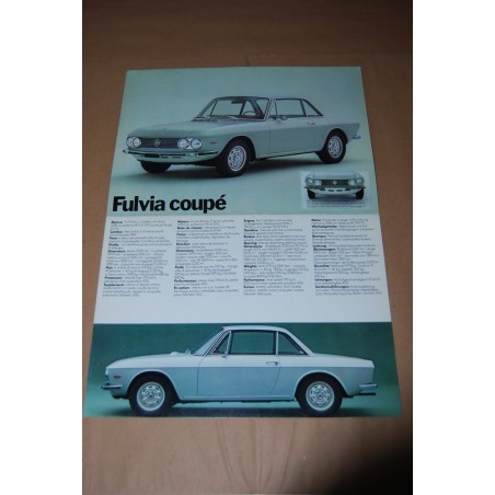 BROCHURE PROSPEKT DEPLIANT LANCIA LE NOSTRE AUTOMOBILI GAMMA MODELLI 8 PAGINE