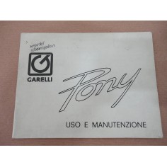 LIBRETTO USO MANUTENZIONE GARELLI PONY 1992 - OTTIMO