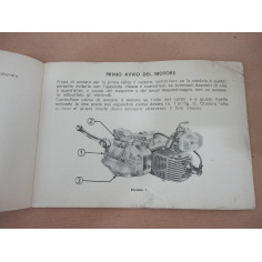 LIBRETTO USO MANUTENZIONE MOTORI MINARELLI SERIE V1 50 CC 1971 MEDIOCRE 2