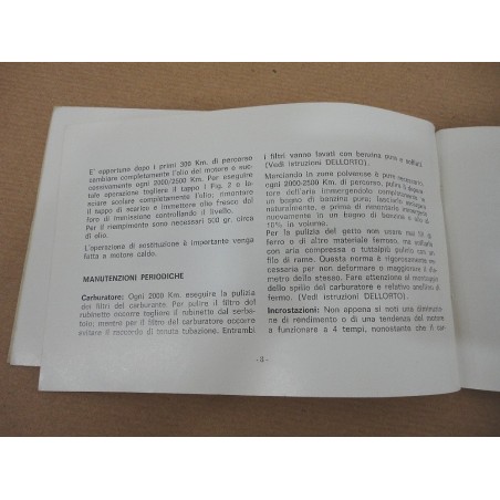LIBRETTO USO MANUTENZIONE MOTORE DEMM FRIZIONE AUTOMATICA 071 - 49 CC 2 TEMPI
