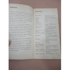 LIBRETTO USO MANUTENZIONE SACHS 50 28 pag. anno 1954 INGIALLIMENTI - BUONO 2