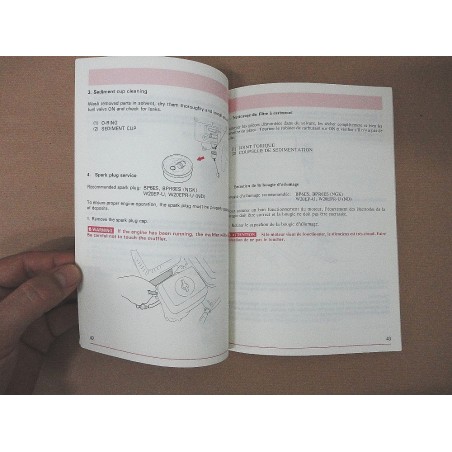 LIBRETTO GENERATORE HONDA GX110 & 140 1986 4 LINGUE - DE EN ES FR - OTTIMO