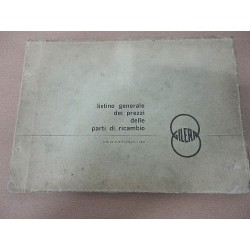 LISTINO GENERALE PARTI RICAMBIO E PREZZI GILERA MARZO 1964 BUONO