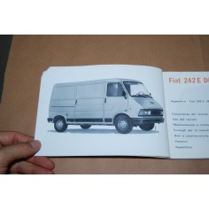 LIBRETTO USO MANUTENZIONE FIAT FURGONE 242E 2° ED. 1980 MACCHIE E UMIDITA' 2