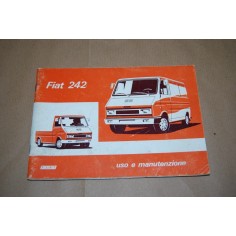 LIBRETTO USO MANUTENZIONE FIAT FURGONE 242 10° ED. 1978 - BUONO