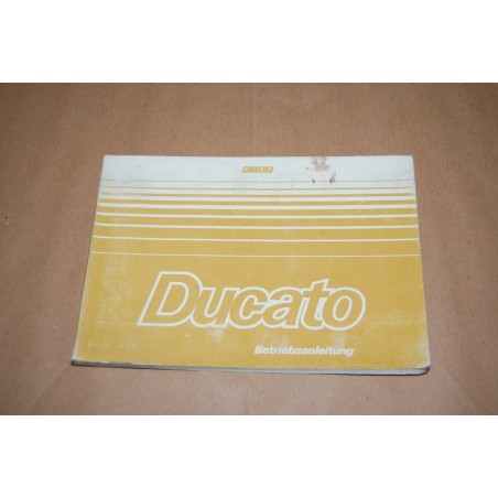 LIBRETTO USO MANUTENZIONE FIAT DUCATO BETRIBSANLEITUNG 1984 - GERMAN 2° AUSGABE