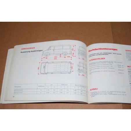 LIBRETTO USO MANUTENZIONE FIAT DUCATO BETRIBSANLEITUNG 1984 - GERMAN 2° AUSGABE
