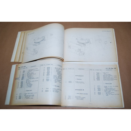 CATALOGO PARTI DI RICAMBIO CARROZZERIA FIAT 1100 TN TIPO 217N 1° ED. BUONO