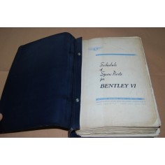 BENTLEY VI SCHEDULE OF SPARE PARTS VOL 3 - GOOD CONDITIONS 2