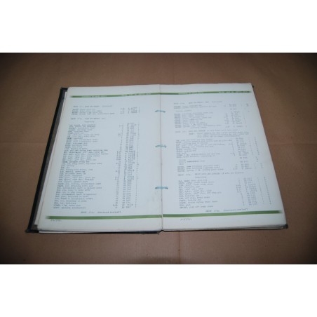 ROLLS ROYCE SCHEDULE SPARE PARTS - FEW  PAGES SMISSING POCHE PAGINE MANCATI