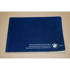 BMW 1500 ISTRUZIONI PER L'USO 1962 TEDESCO INGLESE FRANCESE ED. 1963 - BUONO