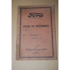 FORD LA VETTURA UNIVERSALE PEZZI DI RICAMBIO MODELLO T & CAMION TT 1926