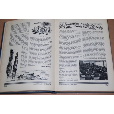 ALMANAC CITROEN 1933 351 PAGES FRANCAIS - OTTIME CONDIZIONI